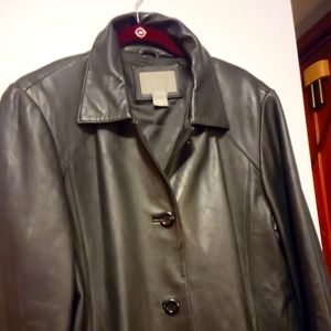 Worthington Lambskin car coat Size Large